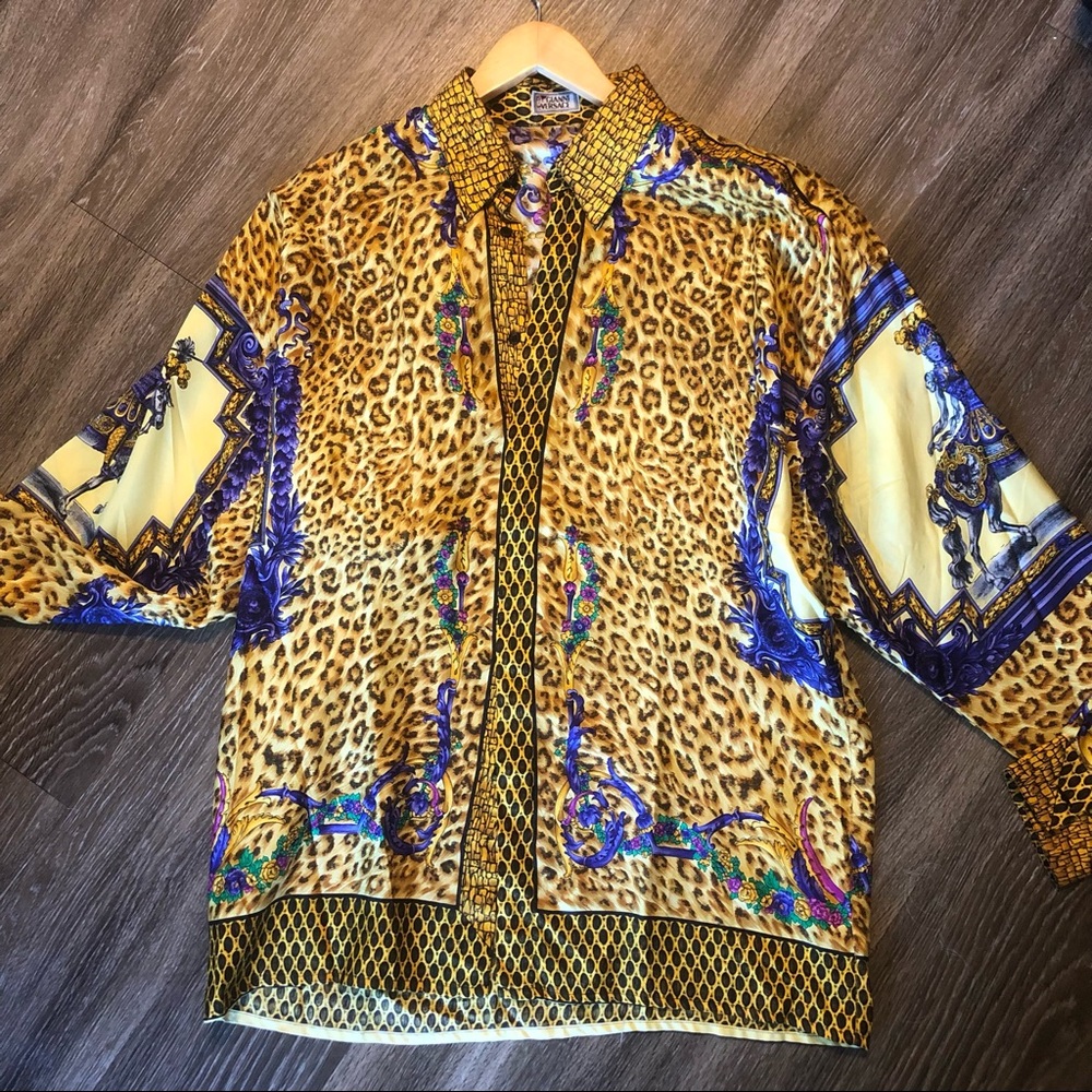 Versace rare vintage silk shirt